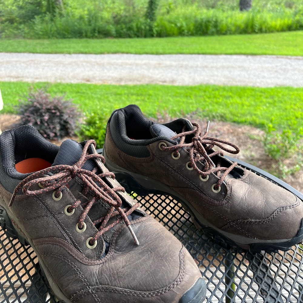 Men’s Merrell Moab Adventure Lace Expresso Waterproof Shoes Size 11.5